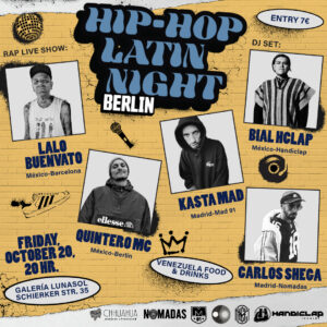 Showcase de Hip-Hop Latin night en Berlín!
